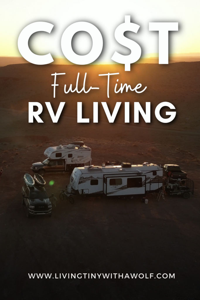 cost of full-time RV living
